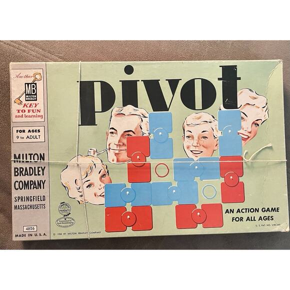 Pivot Milton Bradley Game Vintage, 1960, Number 4826 - Picture 1 of 4